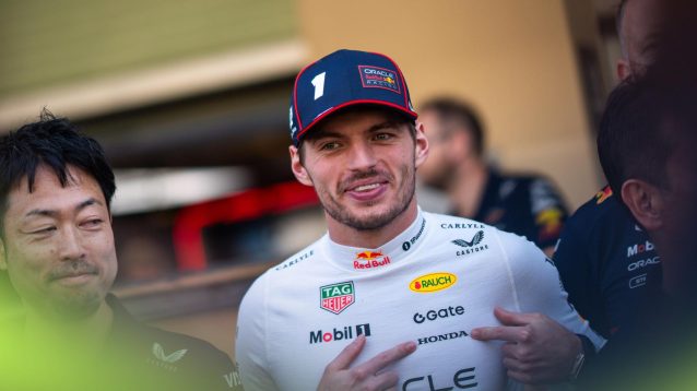 Red Bull driver Max Verstappen.
