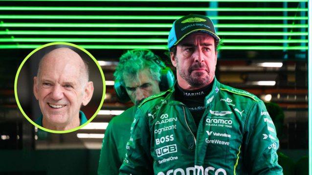 Fernando Alonso, Aston Martin, 2025 Singapore Grand Prix.