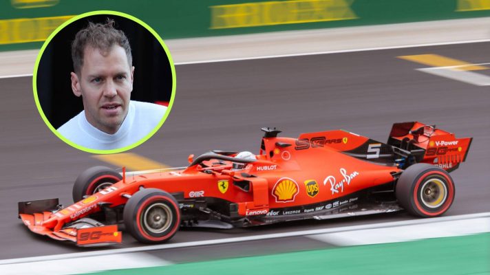 Ferrari's Sebastian Vettel, pictured in 2019.