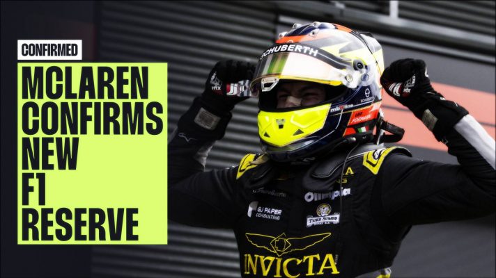 McLaren's new F1 reserve driver has been rostered.