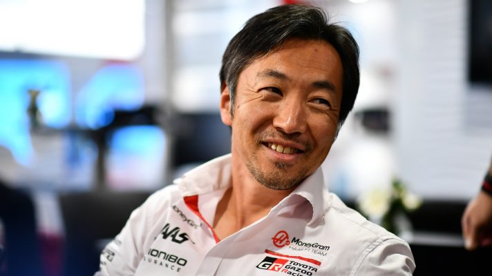 Haas team principal Ayao Komatsu