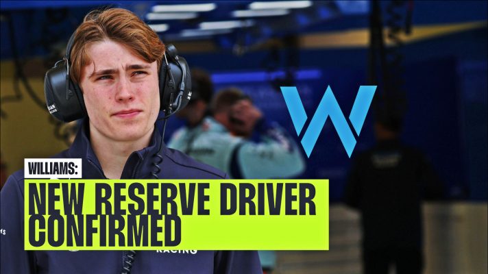 Luke Browning is Williams' reserve driver for F1 2026.