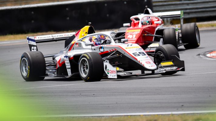 Kalle Rovanpera in action at Taupo for the Formula Regional Oceania Trophy.