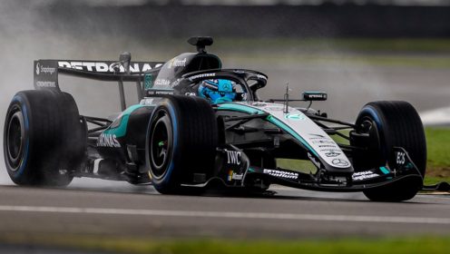 First Mercedes insights: Russell and Antonelli react to W17 Silverstone shakedown