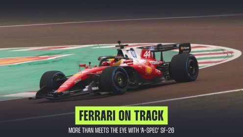 Innovative floor and front wing solutions lead Ferrari’s SF-26 A-spec unveiling