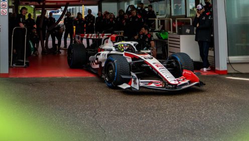 Haas completes first 2026 laps at Ferrari test track