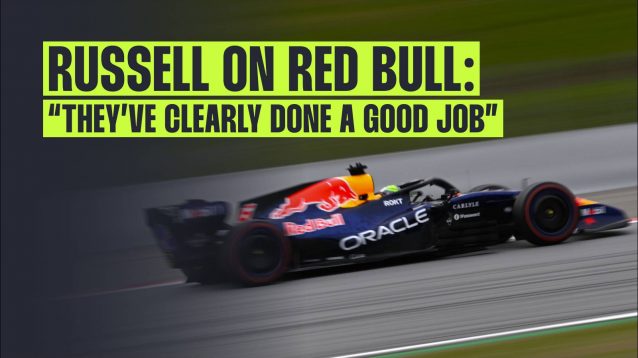 Red Bull's Isack Hadjar in action in Barcelona testing.