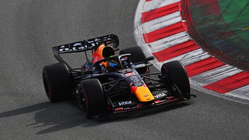 Isack Hadjar gives positive engine report during Red Bull first day of testing