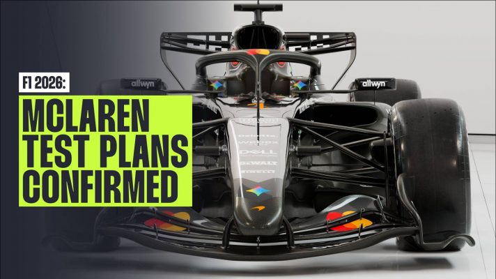 McLaren MCL40 testing livery for Barcelona.