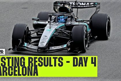 F1 results: Unofficial testing times from Day 4 (Barcelona)
