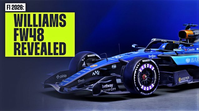 Williams FW48 launch image.