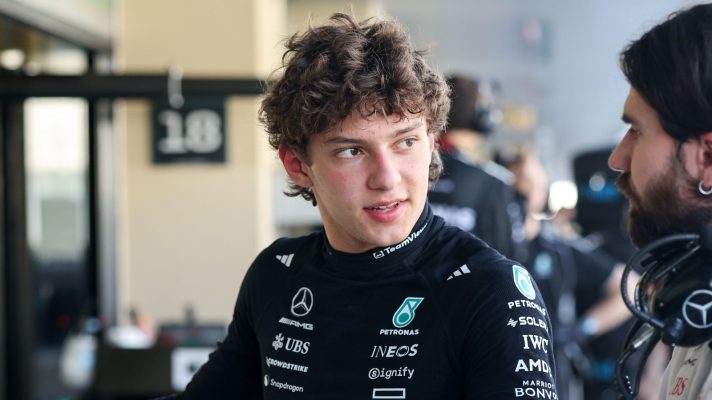 Kimi Antonelli of Mercedes