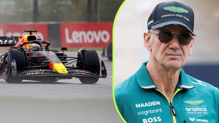 Adrian Newey and the RB13.