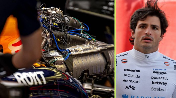 Williams' Carlos Sainz has highlighted Red Bull Powertrains' performance on track in Bahrain testing.