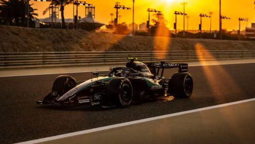 Bahrain Day 3: Mercedes one-two as Lewis Hamilton triggers late red flag