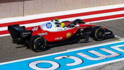 Lewis Hamilton’s 22s Ferrari rev sparks fresh start row