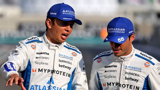 Alex Albon and Carlos Sainz