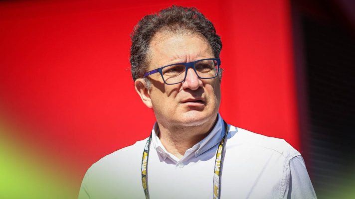 The FIA's Nikolas Tombazis during pre-season testing in Bahrain.