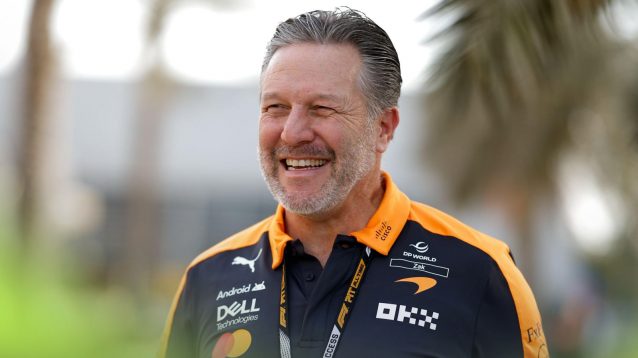 Zak Brown features in F1 news on Saturday.