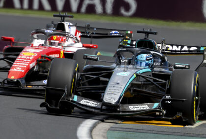 Australian GP: Russell leads Mercedes 1-2 after Ferrari VSC gamble fails Leclerc