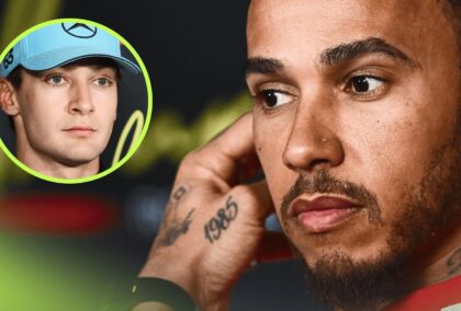‘Mega dangerous’ – Untelevised George Russell team radio emerges after Lewis Hamilton battle