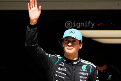 George Russell storms to Chinese Grand Prix Sprint pole ahead of Kimi Antonelli