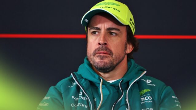 Fernando Alonso during an FIA Press conference during the Chinese GP.