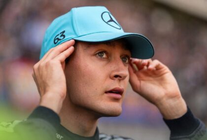 Russell survives ‘chaos’ to steal front-row start in China