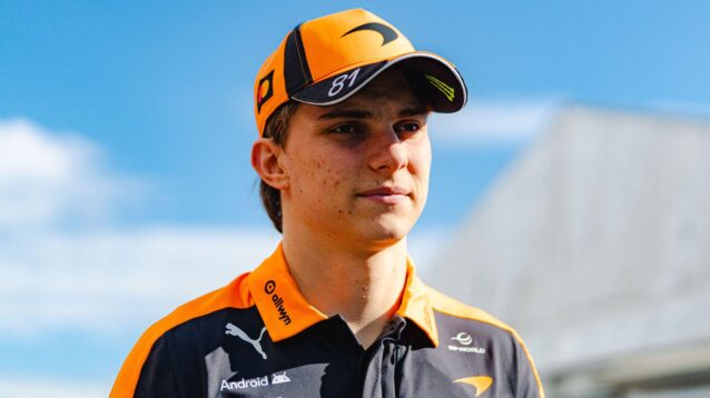 Oscar Piastri with McLaren