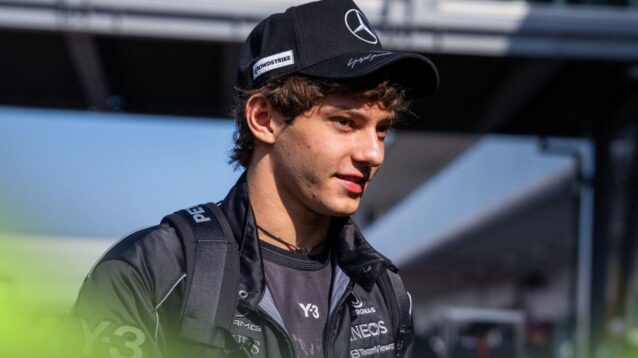 Mercedes driver Kimi Antonelli pictured at the 2026 Japanese Grand Prix