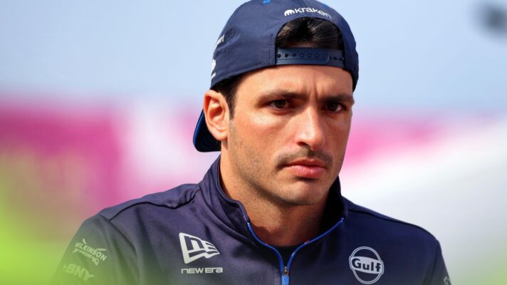Carlos Sainz in the Japanese GP Paddock.