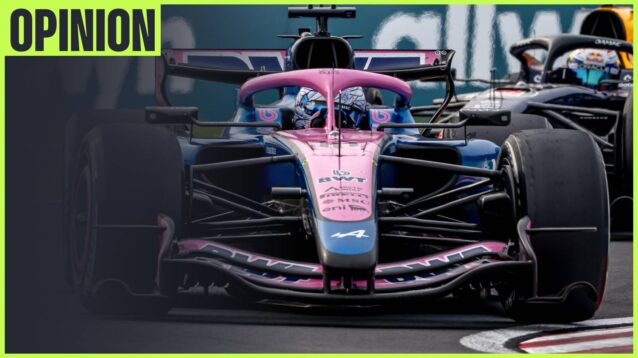 Alpine's Pierre Gasly on track at the 2026 Japanese Grand Prix.