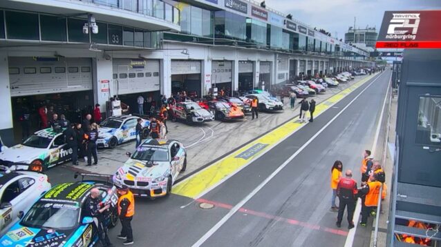 The Nurburgring 24 Hours qualifying race NLS4 has been red-flagged.