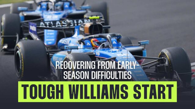 Williams has had a difficult start to the 2026 season.