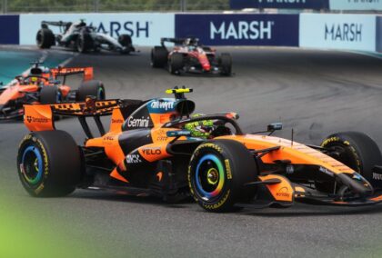 Miami Grand Prix: Lando Norris wins Sprint; Hamilton and Verstappen battle