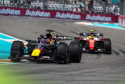 Max Verstappen blames Lewis Hamilton for costly Miami Sprint time loss