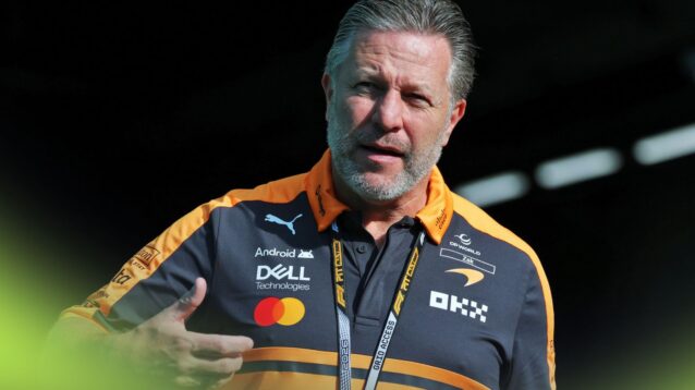 McLaren Racing CEO Zak Brown pictured at the 2026 Miami Grand Prix