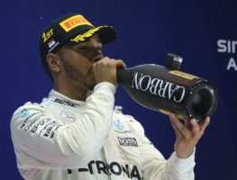 Champagne on ice for Hamilton’s fourth