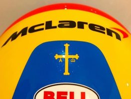 Alonso teases new 2018 helmet design