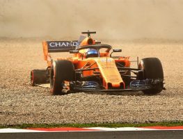 Alonso spins off in Barcelona testing