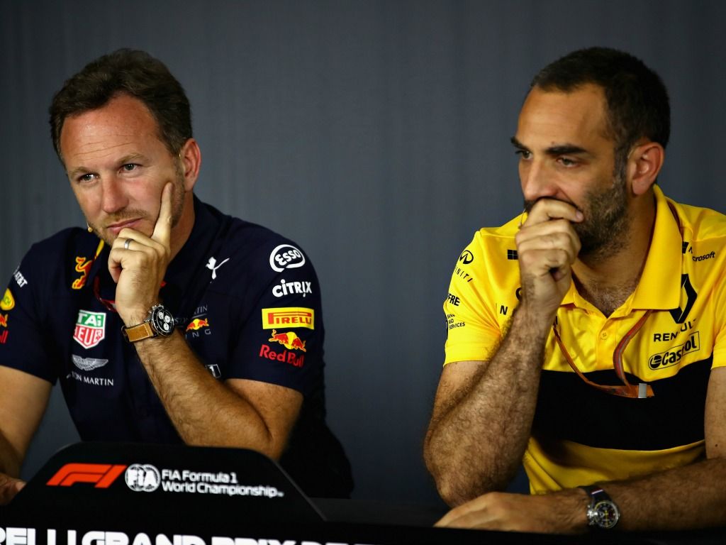 Red Bull and Renault are in a war of words