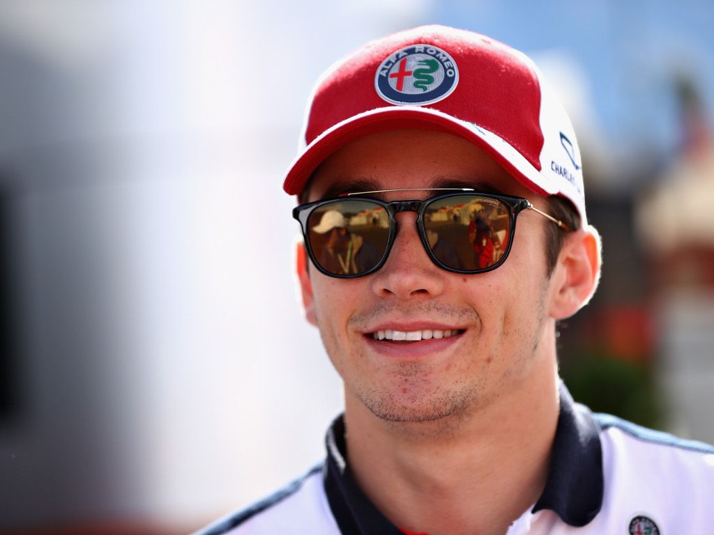 Charles Leclerc of Monaco and Ferrari in the paddock during the Formula One  Gran Prix of Italy Stock Photo - Alamy