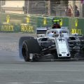 Leclerc blots copybook; Vettel hits the barrier