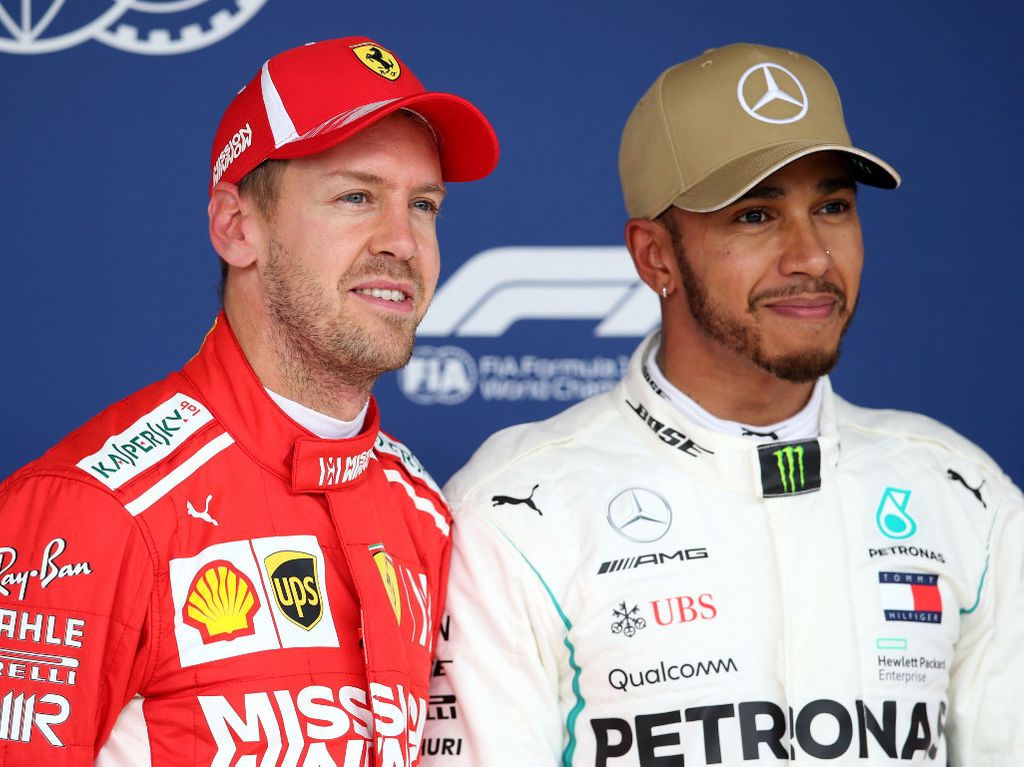 Watch: Class act as Sebastian Vettel congratulates Mercedes