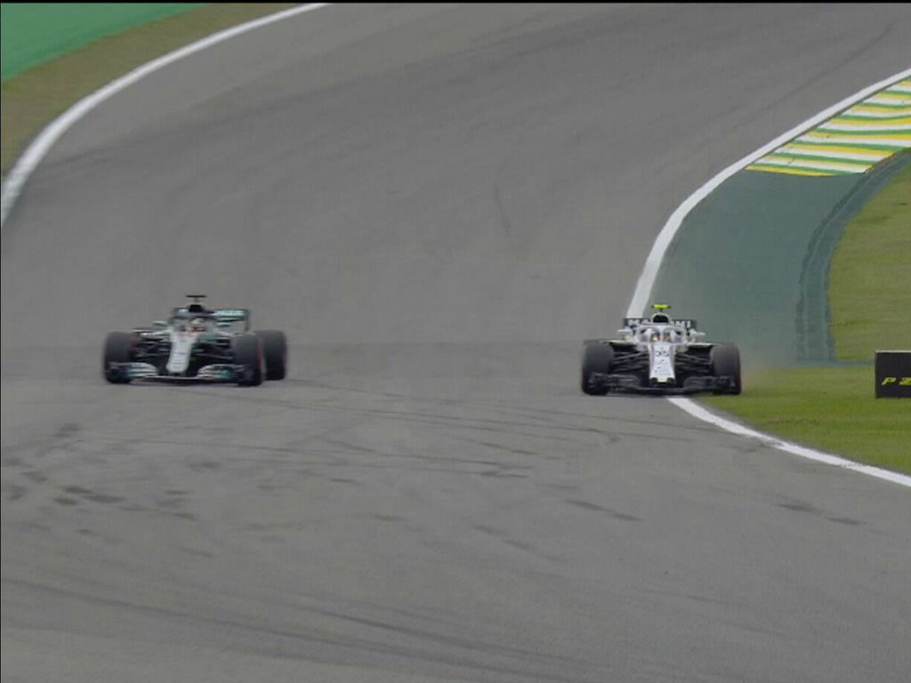 Lewis Hamilton: Almost crashed in Brazil