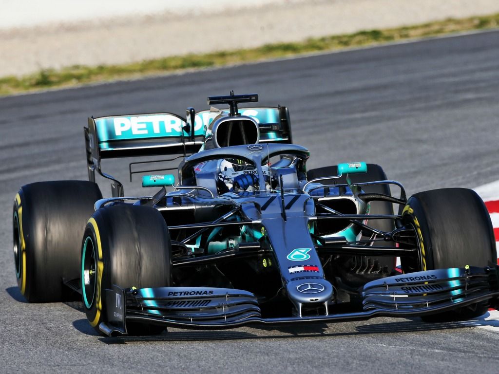 Valtteri Bottas: In action for Mercedes