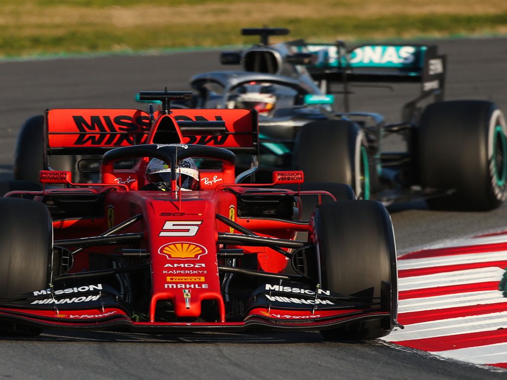 Sebastian Vettel Mercedes look far quicker than expected