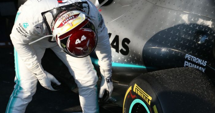 Mercedes believe the kerbs caused floor damage to Hamilton's car in Melbourne.