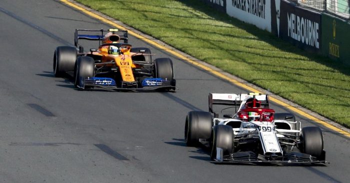 Gil de Ferran has defended Lando Norris after he slipped down the order in the Australian GP