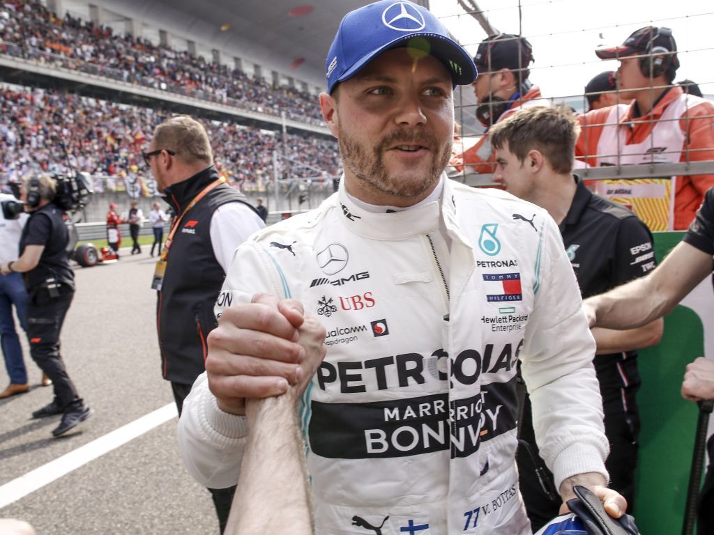 Valtteri Bottas claims he was lucky to clinch pole for the Chinese GP after struggling in Q3.